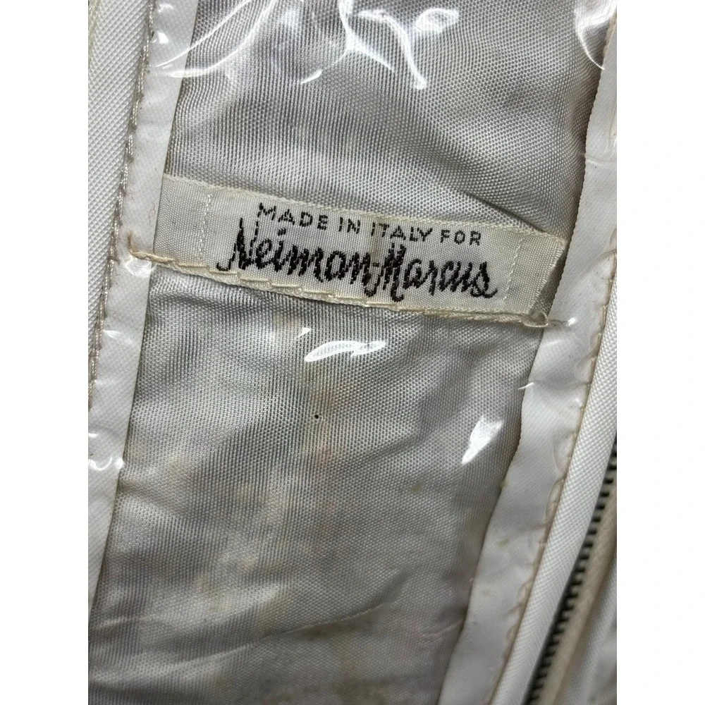 Vintage Neiman Marcus Needlepoint Jewelry Roll‎ Italy Geometric Travel Organizer